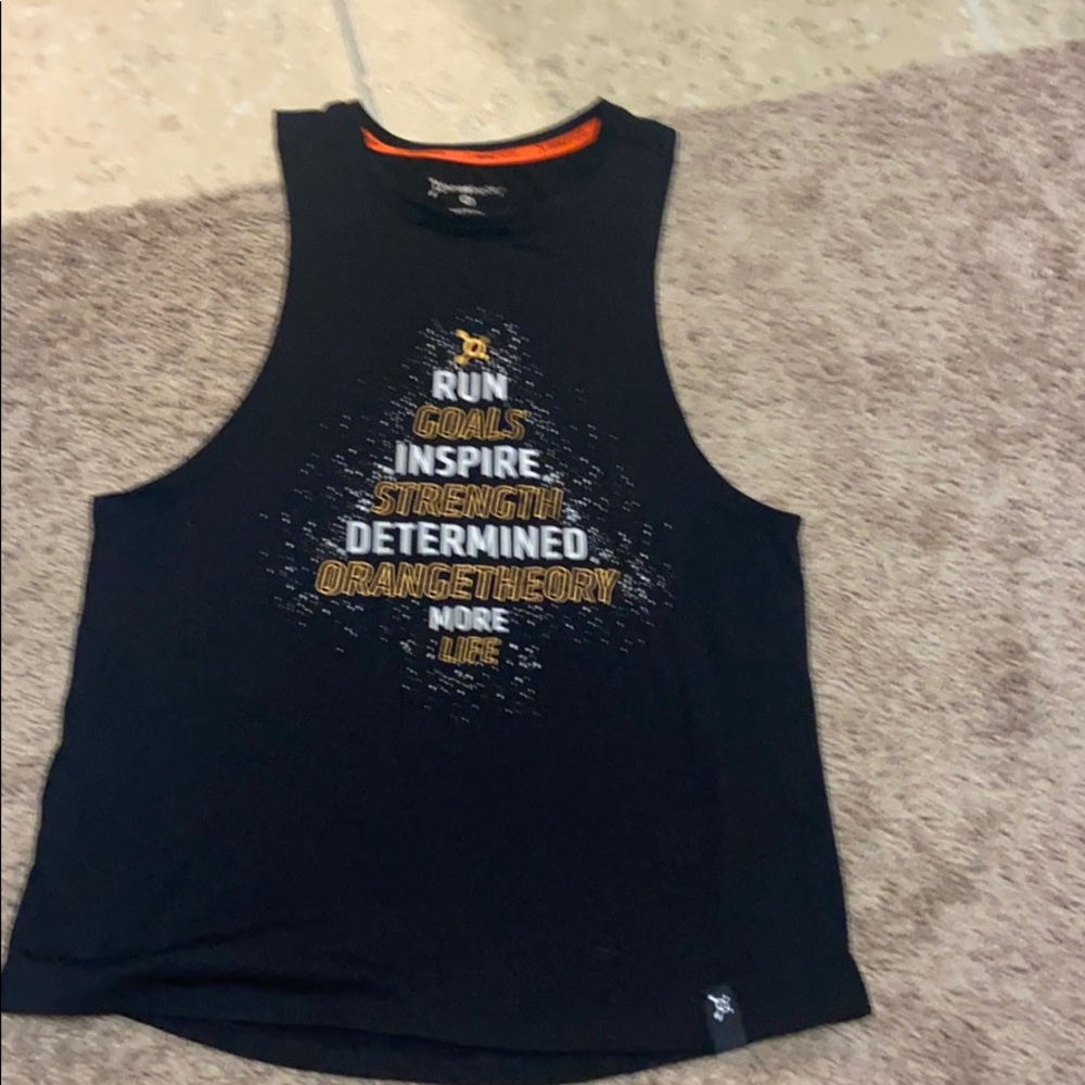 Orange theory muscle tank ladies xs